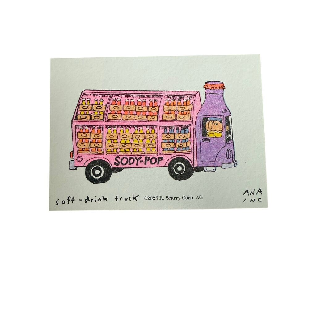 Ana Inciardi Mini Prints Soft-drink Truck
